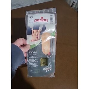 Pedag VIVA Mini Leather 3/4 Insole Insert Men's Sz 10 Tan Anatomically Correct
